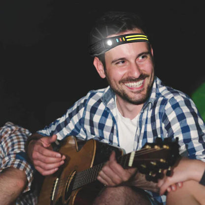 Multi-Function Induction Headlamp – Rechargeable LED Sensor Head Light