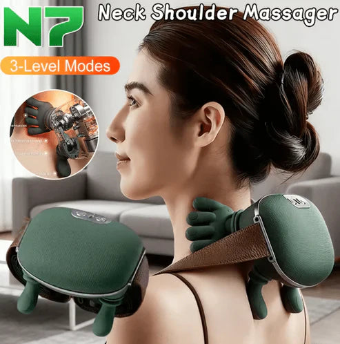 Shoulder & Neck Massager – Deep Tissue Heating Relaxation Device